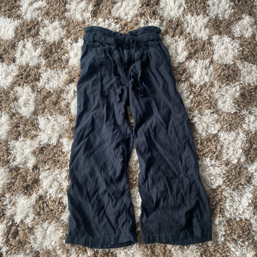 Hudson Wide Leg Paperbag Pant